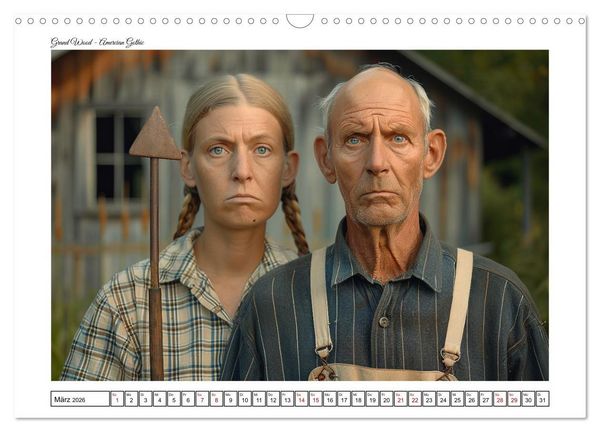 Produktbild: Alte Meister auf Zeitreise (Wandkalender 2026 DIN A3 quer), CALVENDO Monatskalender