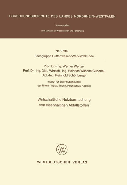 Produktbild: Wirtschaftliche Nutzbarmachung von eisenhaltigen Abfallstoffen