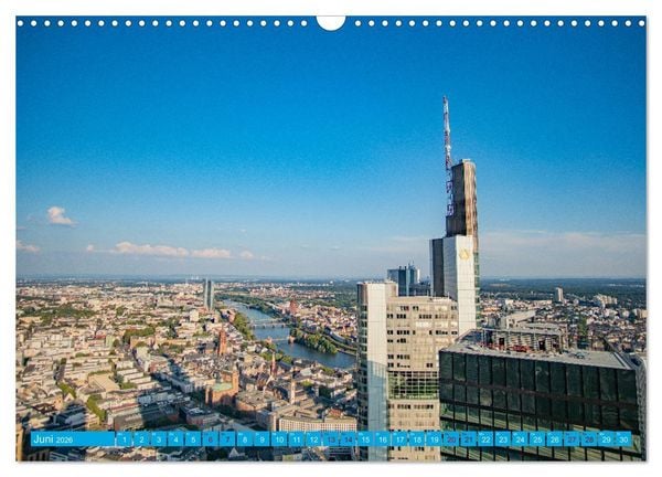 Produktbild: Towers of Frankfurt Fotokalender 2026 (Wandkalender 2026 DIN A3 quer), CALVENDO Monatskalender