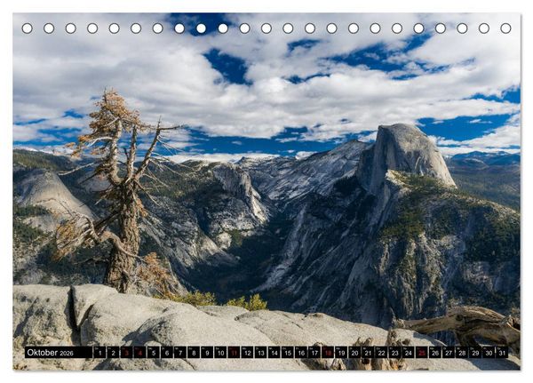 Produktbild: Entlang der Sierra Nevada (Tischkalender 2026 DIN A5 quer), CALVENDO Monatskalender