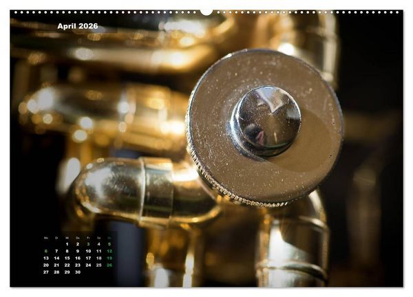 Produktbild: Das Horn, ein herrliches Instrument (hochwertiger Premium Wandkalender 2026 DIN A2 quer), Kunstdruck in Hochglanz