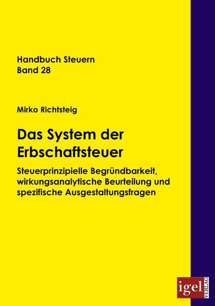 Produktbild: Das System der Erbschaftsteuer