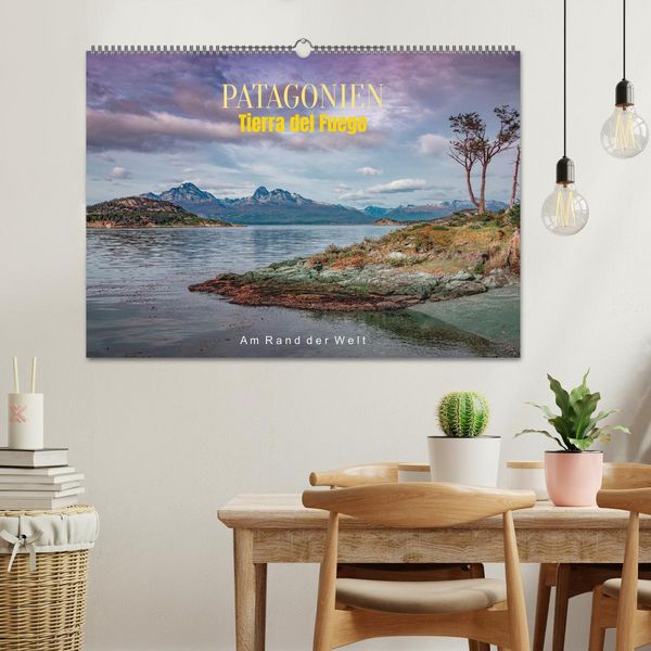 Produktbild: Patagonien, Tierra del Fuego: Am Rand der Welt (Wandkalender 2026 DIN A2 quer), CALVENDO Monatskalender