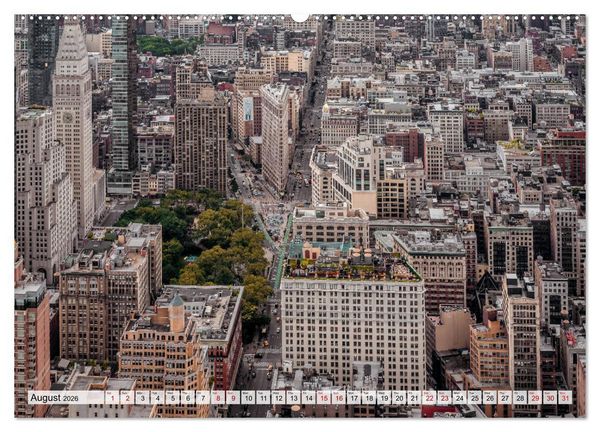 Produktbild: New York City Perspectives (High Quality Premium Wall Calendar 2026 DIN A2 landscape),CALVENDO 12 Month Wall Calendar