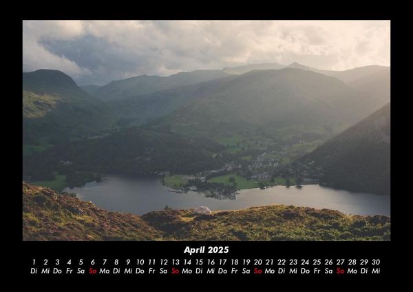 Produktbild: Landschaftskalender 2025 Fotokalender DIN A3