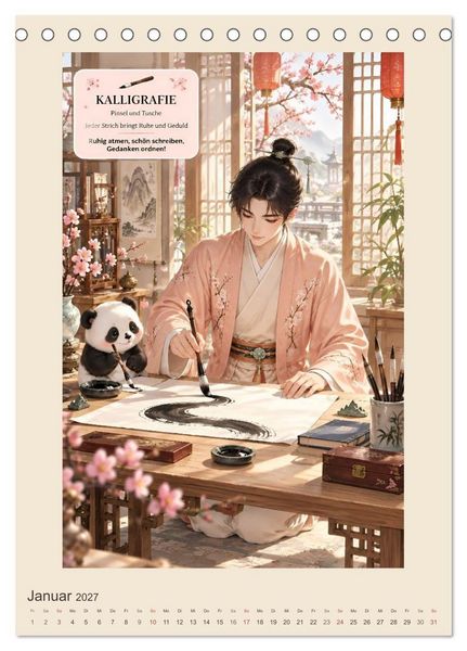 Produktbild: Beliebte Hobbys in China (Tischkalender 2027 DIN A5 hoch), CALVENDO Monatskalender