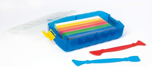 Eberhard Faber 572010 - Plastilin-Knete, inklusive 2 Modellierwerkzeuge