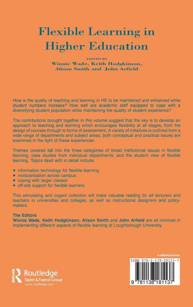 Produktbild: Flexible Learning in Higher Education