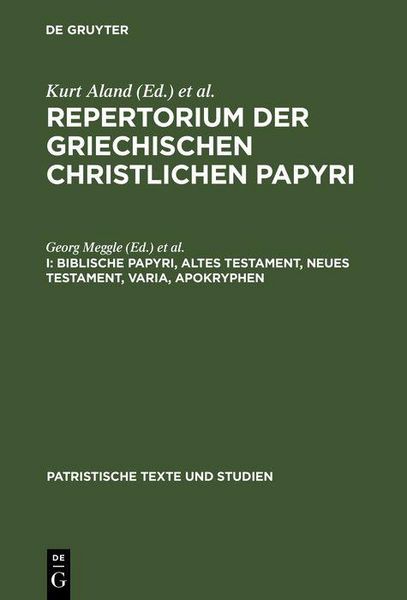 Produktbild: Biblische Papyri, Altes Testament, Neues Testament, Varia, Apokryphen