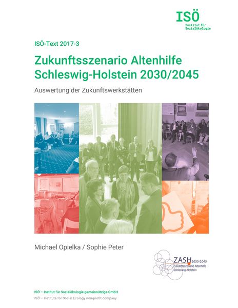 Produktbild: Zukunftsszenario Altenhilfe Schleswig-Holstein 2030/2045