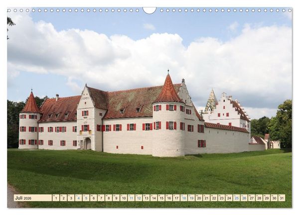 Produktbild: Burgen und Schl&ouml;sser - Historische Bauwerke in Bayern (Wandkalender 2026 DIN A3 quer), CALVENDO Monatskalender