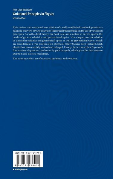 Produktbild: Variational Principles in Physics