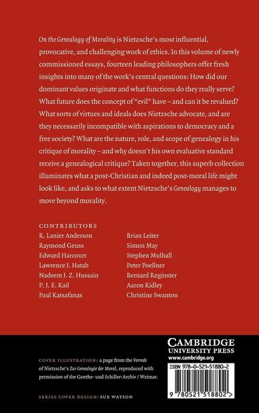 Produktbild: Nietzsche's On the Genealogy of Morality