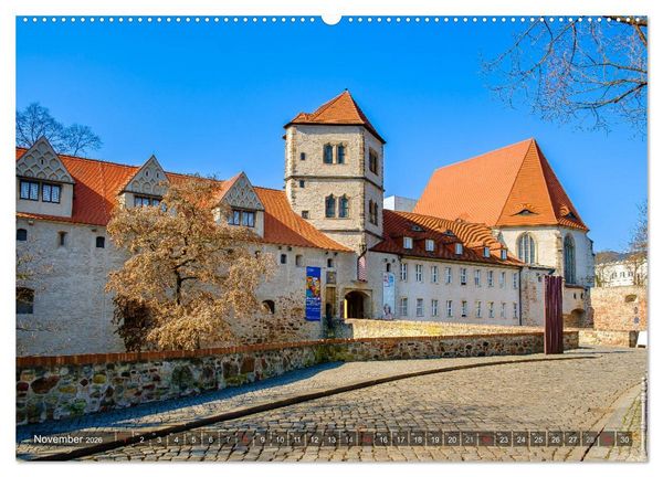 Produktbild: Ein Blick auf Halle an der Saale (Wandkalender 2026 DIN A2 quer), CALVENDO Monatskalender