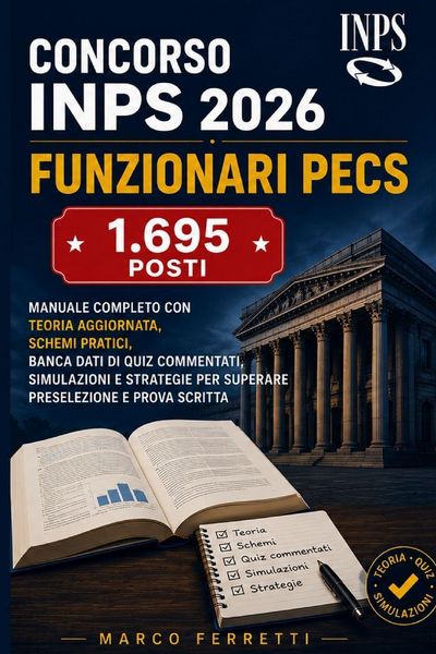 Produktbild: Concorso INPS 2026 - Funzionari PECS