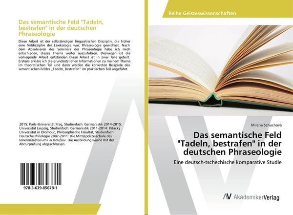 Produktbild: Das semantische Feld "Tadeln, bestrafen" in der deutschen Phraseologie