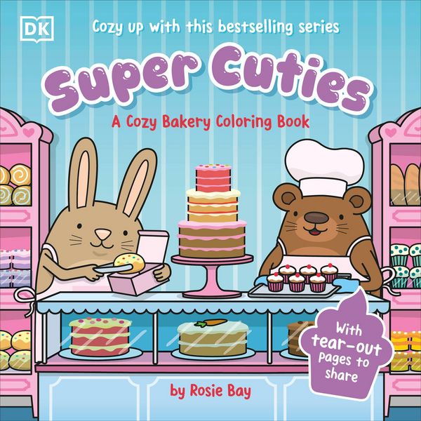 Produktbild: Super Cuties a Cozy Bakery Coloring Book