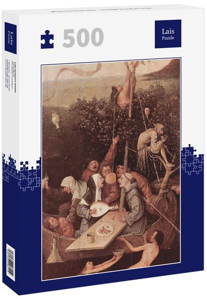 Produktbild: Lais Puzzle Hieronymus Bosch - Das Narrenschiff 500 Teile