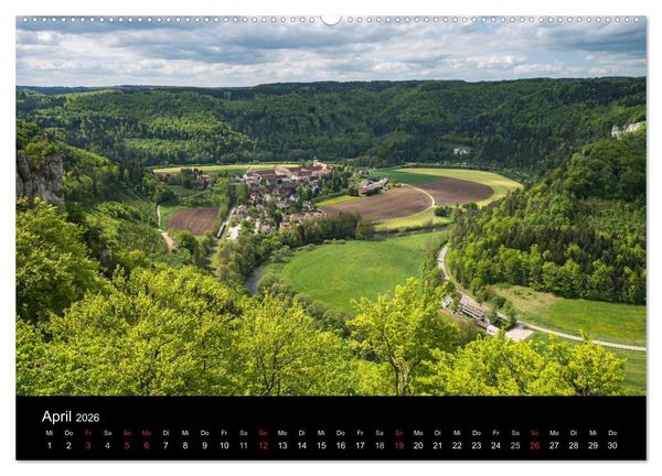 Produktbild: Das Donautal - Wanderparadies auf der Schw&auml;bischen Alb (Wandkalender 2026 DIN A2 quer), CALVENDO Monatskalender