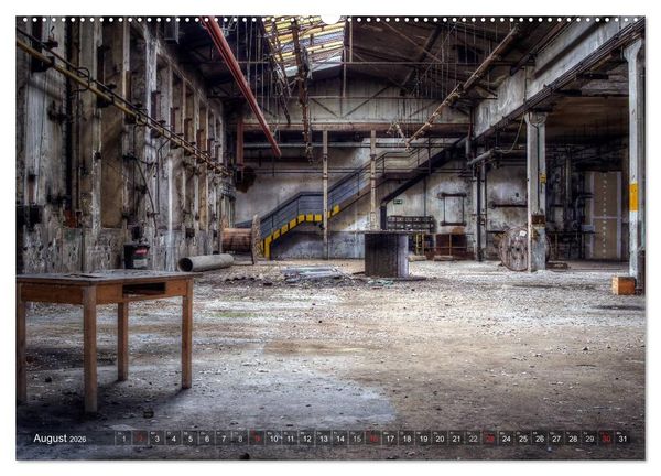 Produktbild: Vergangene Zeiten &ndash; Die K&ouml;lner Clouth-Werke (hochwertiger Premium Wandkalender 2026 DIN A2 quer), Kunstdruck in Hochglanz