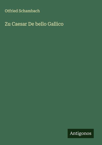 Produktbild: Zu Caesar De bello Gallico
