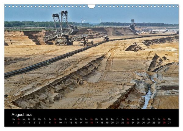 Produktbild: Der Tagebau (Wandkalender 2026 DIN A3 quer), CALVENDO Monatskalender