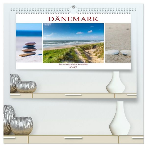 Produktbild: D&auml;nemark - Die wundersch&ouml;ne Westk&uuml;ste (hochwertiger Premium Wandkalender 2026 DIN A2 quer), Kunstdruck in Hochglanz