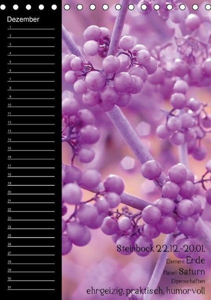 Produktbild: Naturbilder mit Sternzeichen / Geburtstagskalender (Tischkalender immerw&auml;hrend DIN A5 hoch)