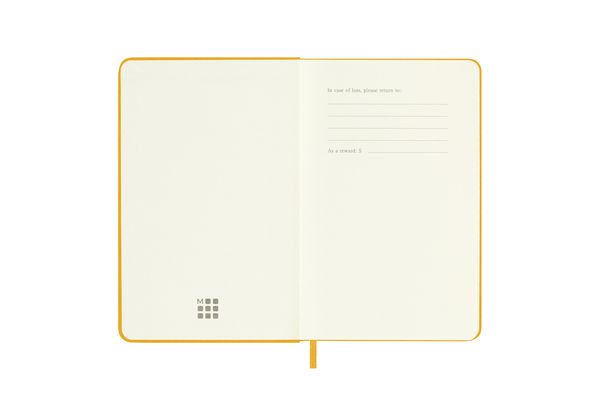 Produktbild: Moleskine Classic Notebook, Pocket, Ruled, Orange Yellow, Silk Hard Cover (3.5 x 5.5)