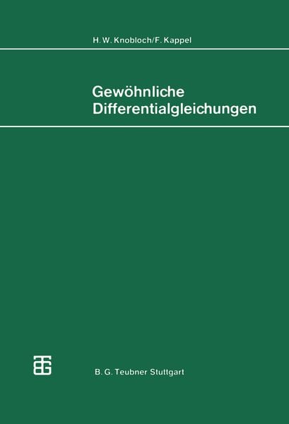 Produktbild: Gew&ouml;hnliche Differentialgleichungen