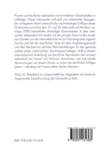 Produktbild: Berufserfolg und Familiengr&uuml;ndung