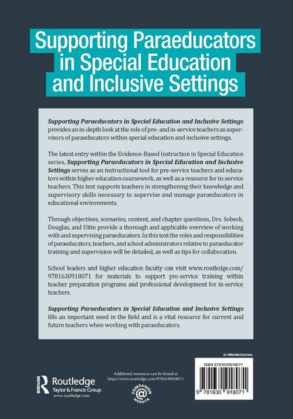 Produktbild: Supporting Paraeducators in Special Education and Inclusive Settings