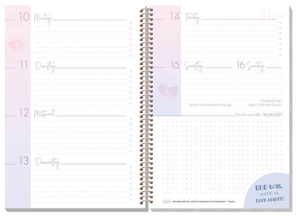 Produktbild: H&auml;fft College-Timer - Sch&uuml;lerkalender A5 26/27