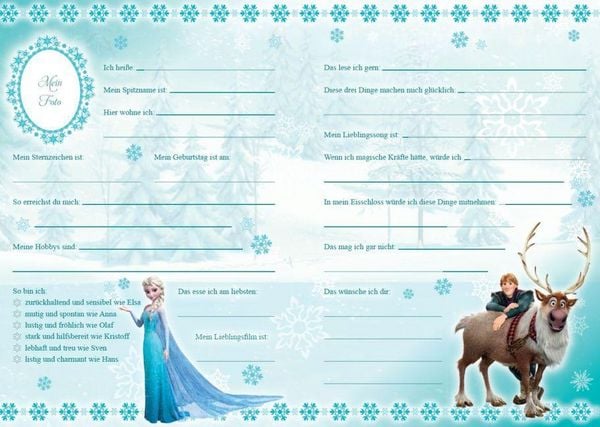 Produktbild: Disney Die Eisk&ouml;nigin: Mein Elsa-Freundebuch
