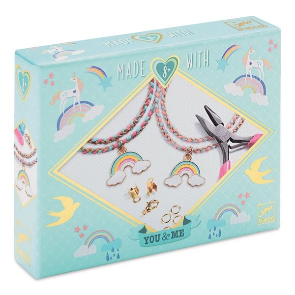 Schmuck basteln: Regenbogen