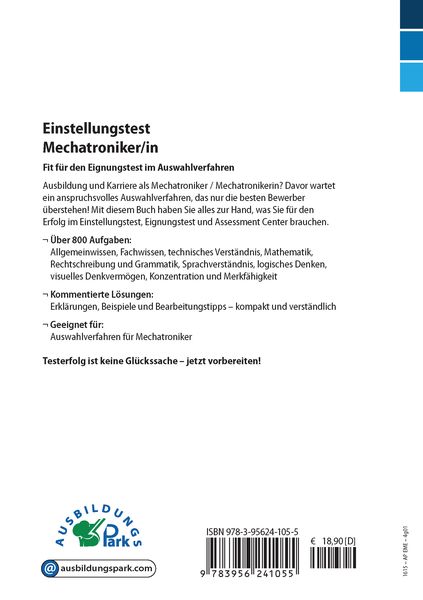 Produktbild: Einstellungstest Mechatroniker