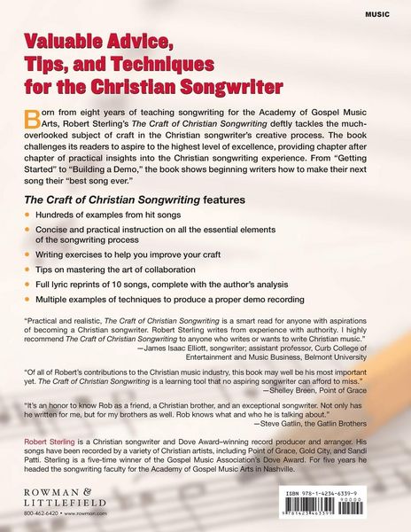 Produktbild: Craft of Christian Songwriting