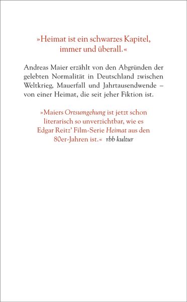 Produktbild: Die Heimat &minus; Roman (Ortsumgehung 9)