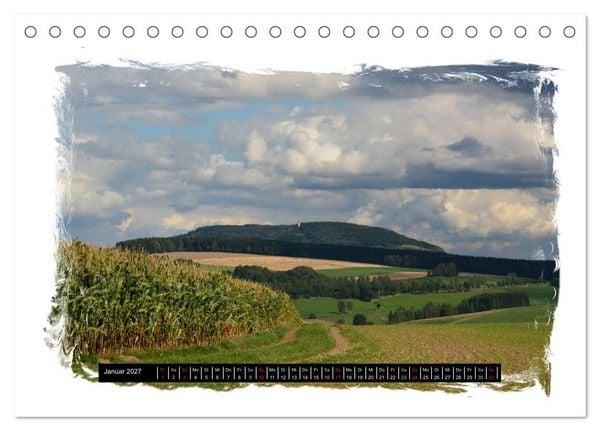 Produktbild: Blick ins Erzgebirge (Tischkalender 2027 DIN A5 quer), CALVENDO Monatskalender