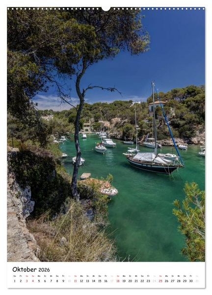 Produktbild: Mallorca - wild und romantisch (Wandkalender 2026 DIN A2 hoch), CALVENDO Monatskalender