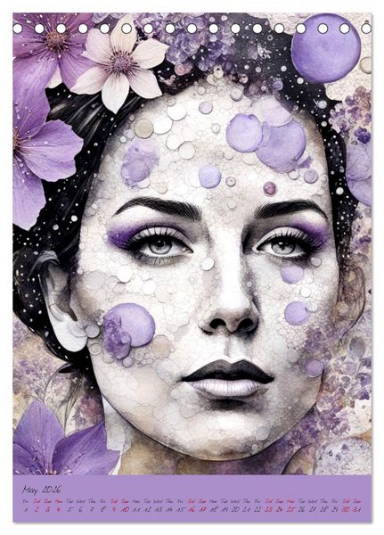 Produktbild: A woman's view (Desk Calendar 2026 DIN A5 portrait), CALVENDO 12 Month DeskCalendar