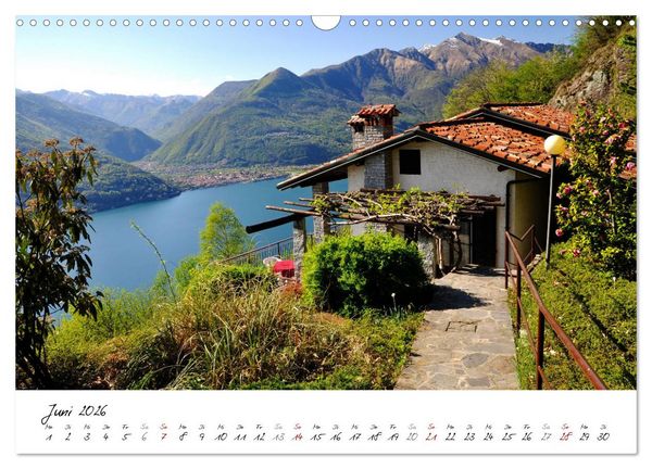 Produktbild: Motive rund um den See Lago Maggiore (Wandkalender 2026 DIN A3 quer), CALVENDO Monatskalender