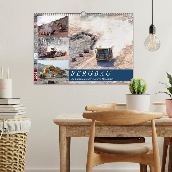 Produktbild: Bergbau - Die Faszination der riesigen Maschinen (Wandkalender 2026 DIN A3 quer), CALVENDO Monatskalender
