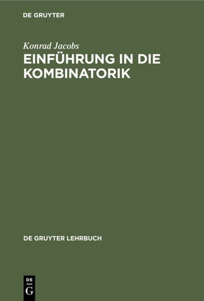 Produktbild: Einf&uuml;hrung in die Kombinatorik