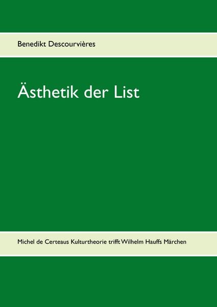 Produktbild: &Auml;sthetik der List