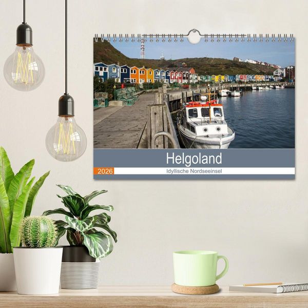 Produktbild: Helgoland - idyllische Nordseeinsel (Wandkalender 2026 DIN A4 quer), CALVENDO Monatskalender