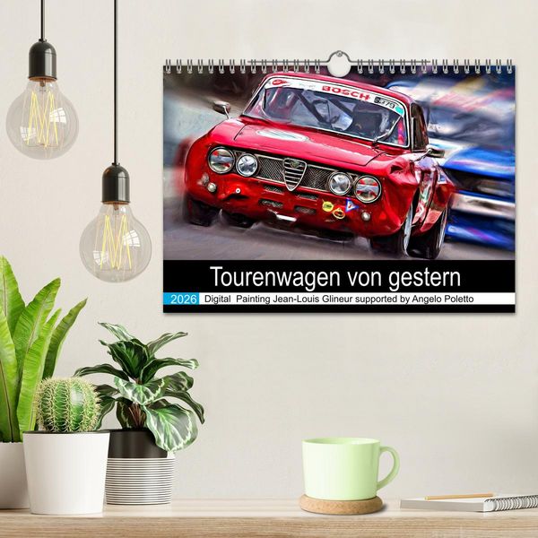 Produktbild: Tourenwagen von gestern (Wandkalender 2026 DIN A4 quer), CALVENDO Monatskalender