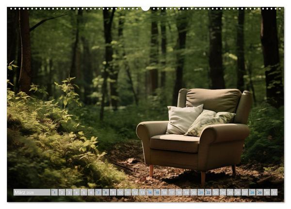 Produktbild: Orte der Ruhe (hochwertiger Premium Wandkalender 2026 DIN A2 quer), Kunstdruck in Hochglanz