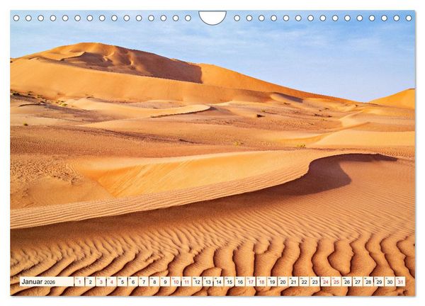 Produktbild: Rub al-Chali Oman (Wandkalender 2026 DIN A4 quer), CALVENDO Monatskalender