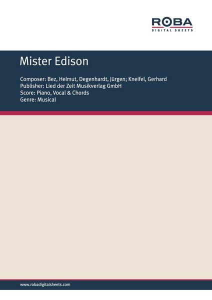 Produktbild: Mister Edison
